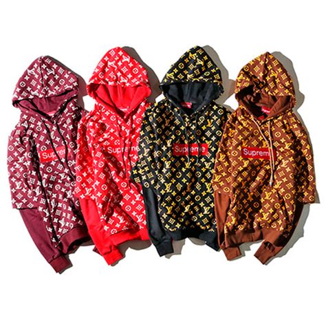 lv supreme black|supreme x louis vuitton hoodie.